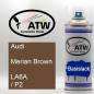 Preview: Audi, Merian Brown, LA6A / P2: 400ml Sprühdose, von ATW Autoteile West.